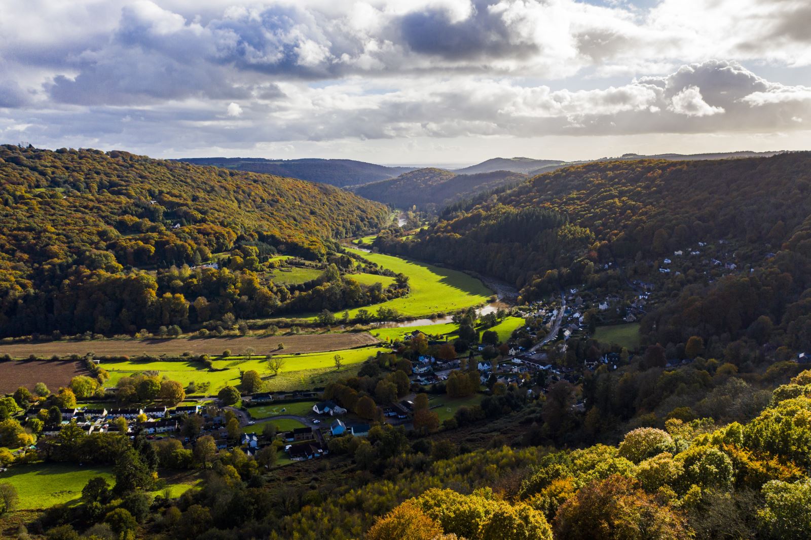 View from Duchess Ride over Llandogo